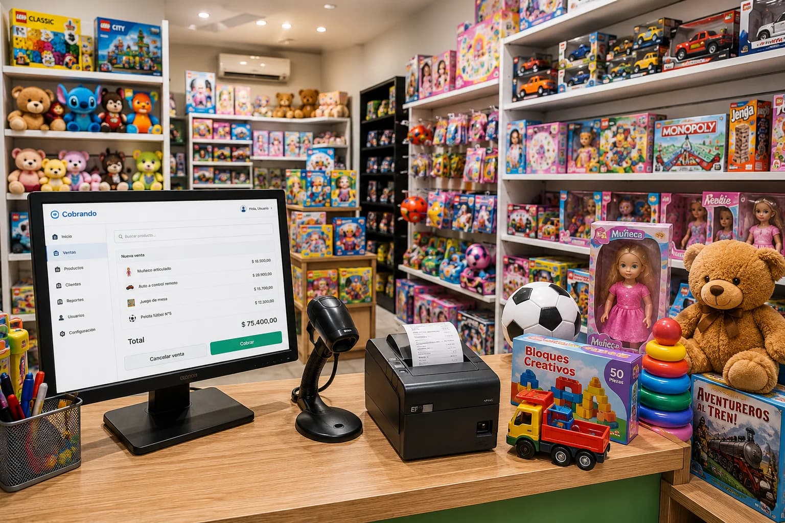 Software para jugueterías: ordená ventas, stock y productos desde el mostrador