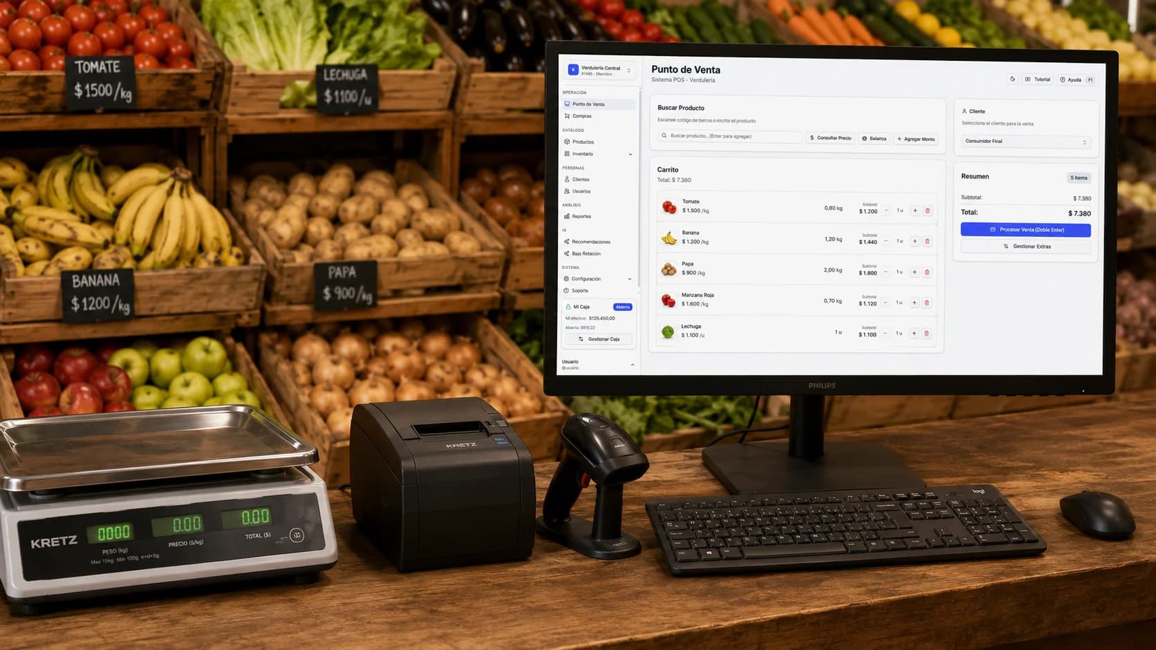 Programa para verdulería: cómo vender por peso y ordenar precios