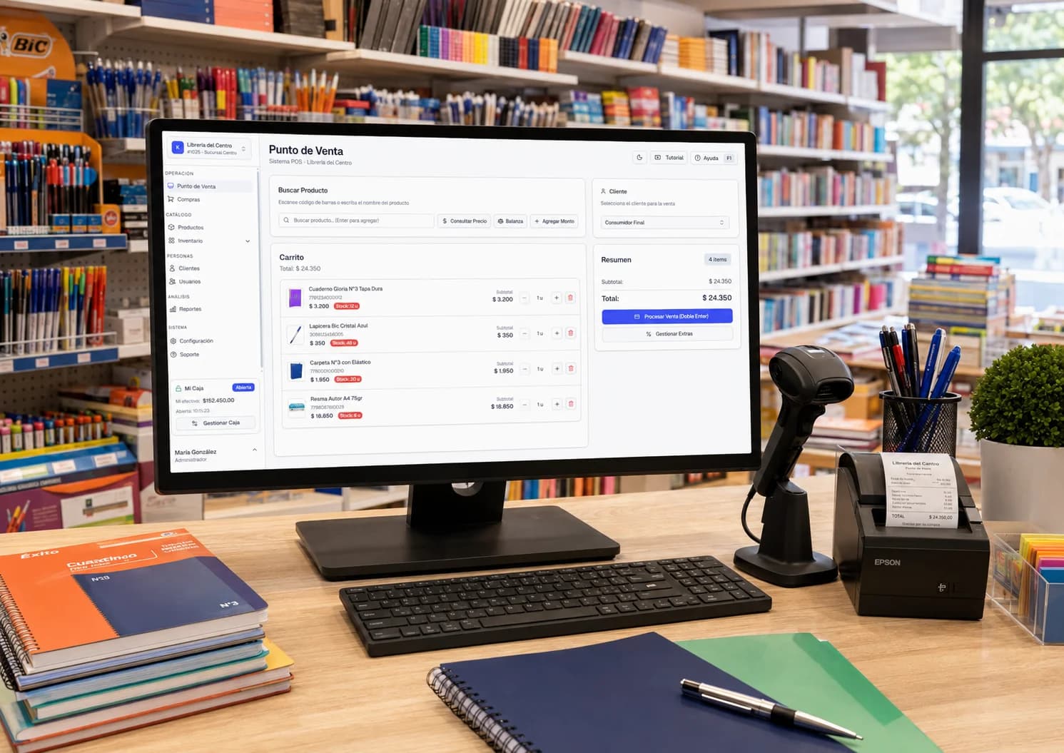 Software para librerías: controlá ventas, stock y productos desde el mostrador
