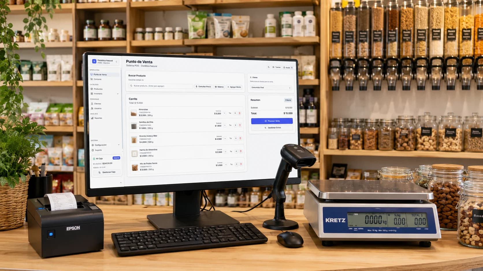Sistema para dietéticas: controlá ventas, stock y productos por peso